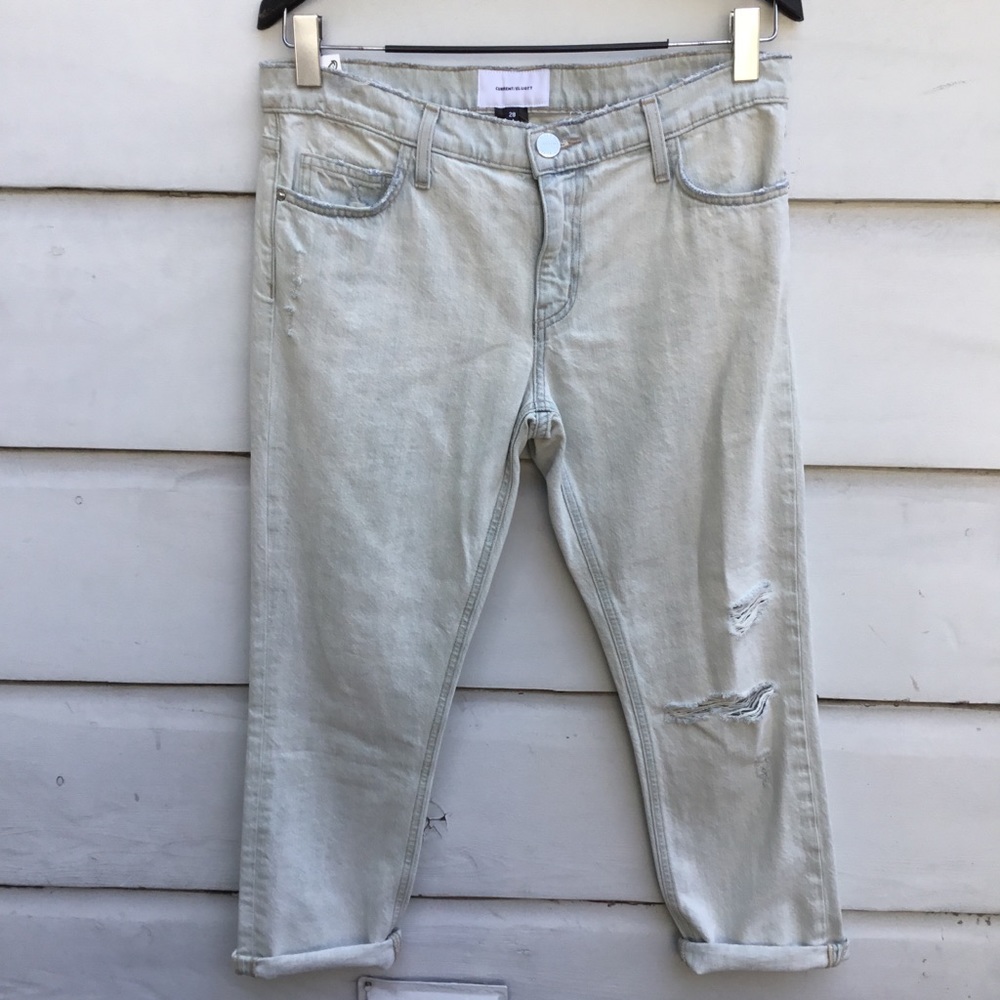 Current Elliott cropped straight Channon jeans 28